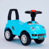 Дитяча машинка каталка-толокар Porsche M 5786-4 сигнал на кермі, синій