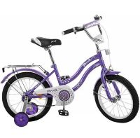 Велосипед дитячий двоколісний для дівчинки PROFI L1693 Star колеса 16 дюймів / фіолетовий