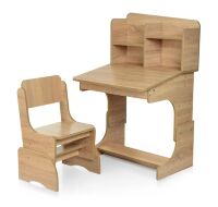 Дитяча парта зі стільчиком растишка Bambi F 2071A дерево**