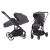Прогулянкова дитяча коляска CARRELLO Alfa CRL-5508 Falcon Grey з чохлом на ніжки/сіра