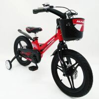Дитячий двоколісний велосипед MARS-2 Evolution колеса 16 дюймів магнезиевая рама червоний