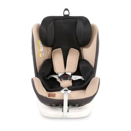Дитяче автокрісло Lorelli (Bertoni) Lusso SPS isofix 0-36 kg Beige-Black бежеве