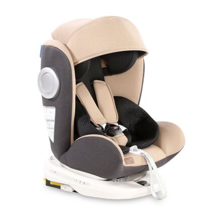 Дитяче автокрісло Lorelli (Bertoni) Lusso SPS isofix 0-36 kg Beige-Black бежеве