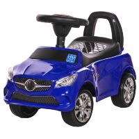Дитяча каталка толокар Bambi Racer Mercedes M 3147C-4 з музикою та світлом, на батарейках / синя для хлопчика
