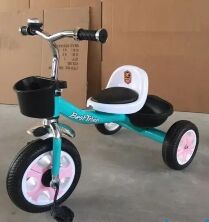 Дитячий триколісний велосипед для дівчинки Best Trike LM-7309 на піно колесах / колір бірюзовий