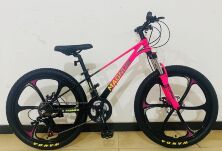 Спортивний жіночий магнієвий велосипед 24 дюйми Corso «MAGNUM» MN-24759 рама 11д Shimano 21 швидкість