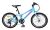 Алюмінієвий спортивний підлітковий велосипед двоколісний LIKE2BIKE A212005 Viva колеса 20д блакитний