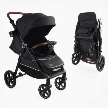 Дитяча прогулянкова алюмінієва коляска JOY Sevillia S-62892 з чохлом на ніжки та підсклянником