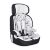Дитяче регульоване автокрісло з БУСТЕРОМ Lorelli (Bertoni) Navigator 9-36 kg Grey Marble Сіре з білим