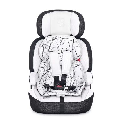 Дитяче регульоване автокрісло з БУСТЕРОМ Lorelli (Bertoni) Navigator 9-36 kg Grey Marble Сіре з білим