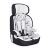 Дитяче регульоване автокрісло з БУСТЕРОМ Lorelli (Bertoni) Navigator 9-36 kg Grey Marble Сіре з білим