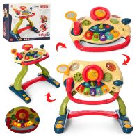 Розвиваючий музичний дитячий ігровий центр 3в1 898-2084 зі світловими ефектами