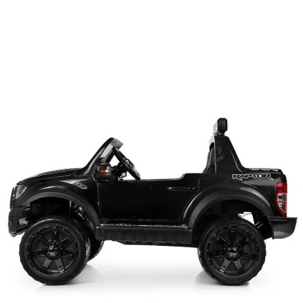 Дитячий електромобіль Ford шкіряне сидіння M 4174EBLR-2 чорний