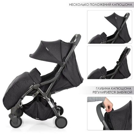 Дитяча прогулянкова коляска El Camino ME 1034L HANDY Denim Sangria фіолетовий**