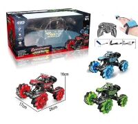 Машинка-джип на радіокеруванні 917 K-3 пульт + браслет, роликові колеса, підсвічування.