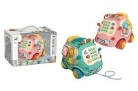 Інтерактивний музичний дитячий автобус 612 (на батарейках, звук)