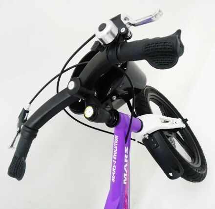 Дитячий двоколісний велосипед MARS-2 Evolution колеса 16 дюймів магнезиевая рама фіолетовий