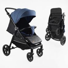 Дитяча прогулянкова алюмінієва коляска JOY Sevillia S-64600 з чохлом на ніжки та підсклянником