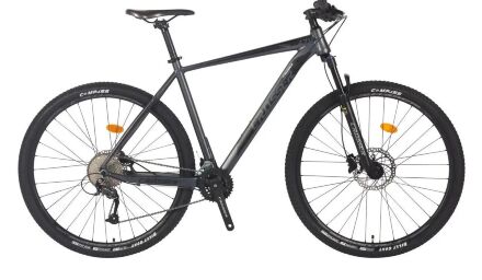 Велосипед спортивный горный Crosser Solo колеса 27.5 дюймов Shimano Чорний