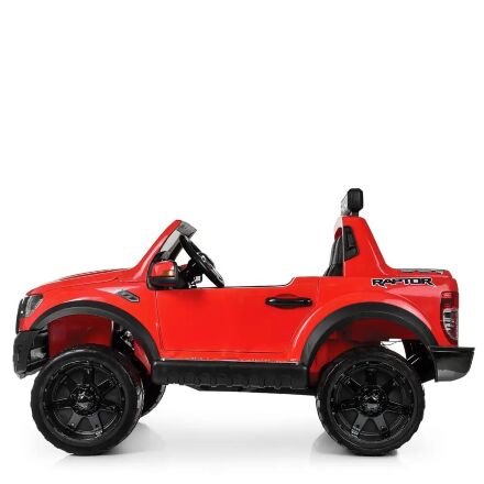 Дитячий електромобіль Ford шкіряне сидіння M 4174EBLR-3 червоний
