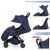Дитяча прогулянкова коляска El Camino ME 1034L HANDY Denim синій**