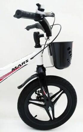 Дитячий двоколісний велосипед MARS-2 Evolution колеса 16 дюймів магнезиевая рама білий