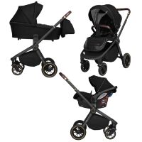 Коляска універсальна CARRELLO Epica CRL-8511/1 (3in1) Silver Grey +дощовик