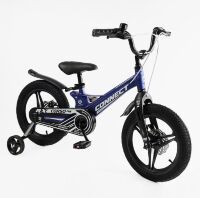 Дитячий магнієвий велосипед 16 дюймів Corso "REVOLT" MG-16221 литі диски, дискові гальма синій