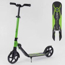 Самокат дитячий складаний двоколісний Best Scooter 48664 затискач керма амортизатор / колір зелений