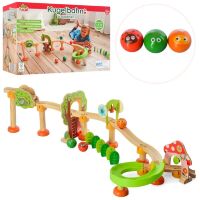 Дерев'яна Іграшка Ігровий розвиваючий центр MD 1595 Трек з кульками**