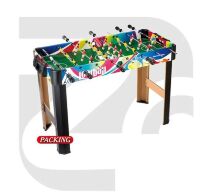 Настільна гра дитячий Футбол підлоговий на ніжках 1084 в дерев'яному корпусі на штангах. Є рахункове табло