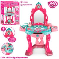 Дитячий туалетний столик, трюмо для дівчинки LIMO TOY 008-990 з аксесуарами / музика світло**