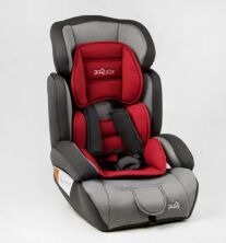 Автокрісло дитяче універсальне JOY 47900 - RG група 1-2-3 / вага дитини 9-36 кг / колір сіро-червоний