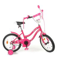 Велосипед дитячий двоколісний PROFI Star XD1891 колеса 18 дюймів світло дзвінок рожевий