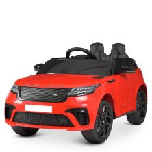 Дитячий двомісний електромобіль джип Bambi M 4841EBLR-3 Land Rover на ЄВА колесах / музика світло MP3 ЧЕРВОНИЙ*