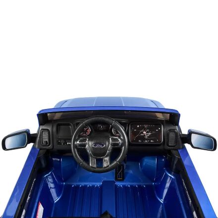 Дитячий електромобіль Ford шкіряне сидіння M 4174EBLRS-4 автопокраска синій