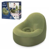 Крісло велюрове BESTWAY 75082 зелене