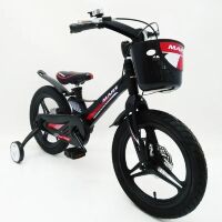 Дитячий двоколісний велосипед MARS-2 Evolution колеса 16 дюймів магнезиевая рама чорний