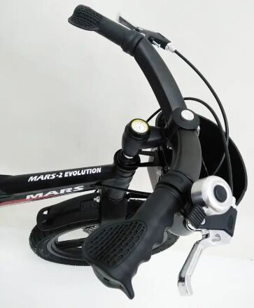 Дитячий двоколісний велосипед MARS-2 Evolution колеса 16 дюймів магнезиевая рама чорний