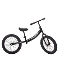 Беговел велобіг від толокар дитячий PROFI KIDS дитячий гумові колеса 16 дюймів M 5468A-8 чорний **