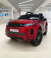 Дитячий двомісний електромобіль Джип M 4418EBLRS-3 Land Rover шкіряне сидіння, MP3, SD, USB / фарбований червоний
