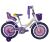 Дитячий велосипед для дівчинки Azimut Girls колеса 16 дюймів з передньої кошиком/сидінням для ляльки/фіолетовий