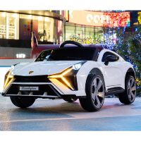 Дитячий одномісний електромобіль M 5859EBLR-1 Lamborghini Sian шкіряне сидіння, 4 мотори, MP3, USB, білий