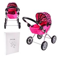 Коляска для ляльки 9325A Лялькова зимова коляска-люлька з матрасиком 2 види