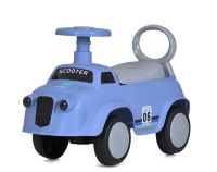 Дитяча машинка каталка-толокар M 6023-4 з музикою та підсвічуванням блакитний