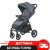 Дитяча коляска прогулянкова EL CAMINO ME 1182 MALTA Iron Gray алюмінієва з регульованою ручкою сіра
