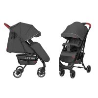 Прогулянкова дитяча коляска CARRELLO Gloria CRL-8506 Iron Gray з дощовиком/сіра