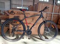 Гірський спортивний дорослий велосипед Azimut Spark GFRD (Азімут Спарк) 26 дюймів рама 20 чорно-червоний