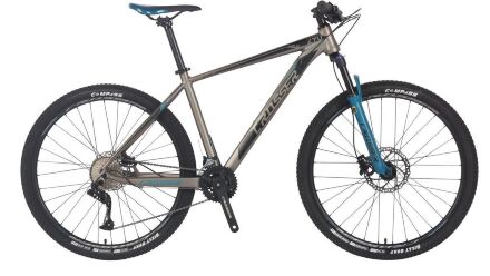 Велосипед спортивний гірський Crosser Solo колеса 27.5 дюймів Shimano + Hydra Гідравліка Синій