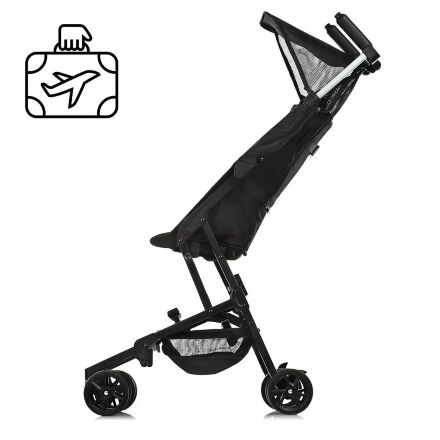 Дитяча прогулянкова коляска El Camino ME 1033 QWERTY Black чорний**